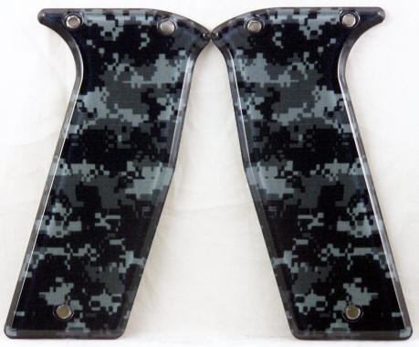 ACU Digi Camo Grey featured on Planet Eclipse Ego 07 08 GEO Etek 3&4 Paintball Marker Grips