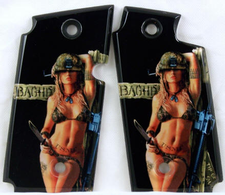 Marine Hottie featured on Sig Sauer P238 Pistol Grips