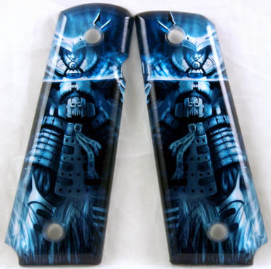 Dark Samurai featured on 1911 Fullsize Left Side Safety Pistol Grips